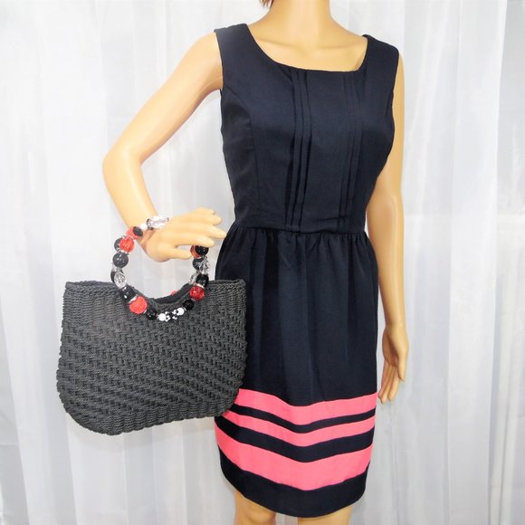 Cappelli Black Straw Hand Bag - Picture 2 of 9